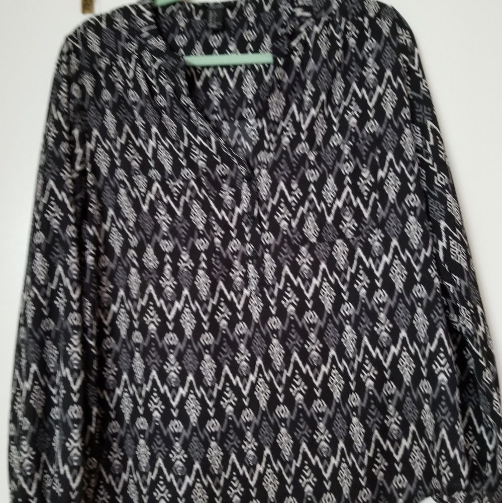 Zigzag Print Top - image 2